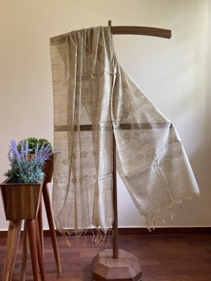 Golden Chanderi Dupatta